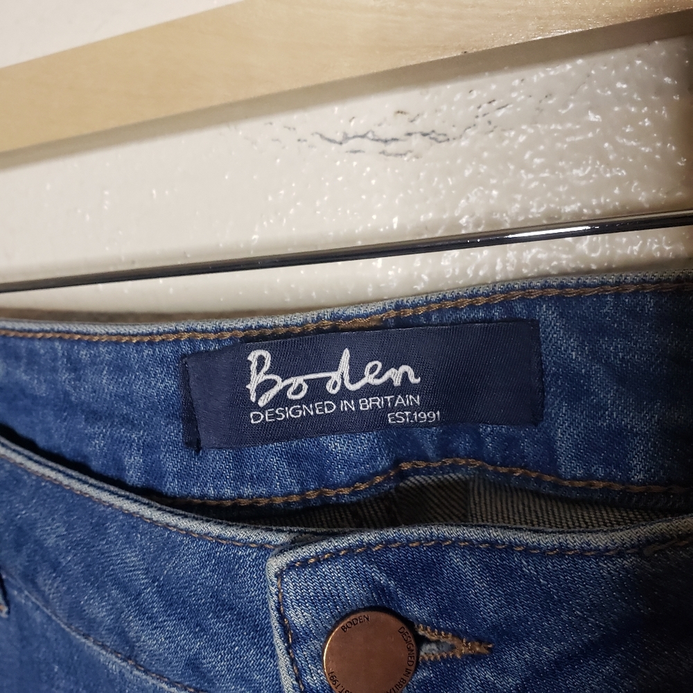 Boden Cavendish Girlfriend Blue High Rise Jeans - Picture 5 of 8